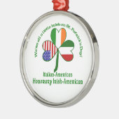 イタリア・リトル・アイルランド メタルオーナメント (左)