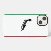 イタリア リュージュ チーム iPhoneケース (裏面横)