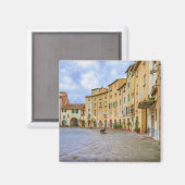 イタリア,ルッカ市,アンフィテアトロ マグネット (正面/裏面)