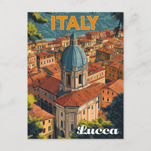 イタリア，ルッカ ポストカード