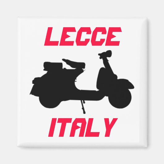 イタリア,レチェ,スクーター マグネット (正面)