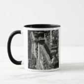 イタリア、レッコ州、ヴァレンナ。ヴィラモナステロ3 マグカップ (左)