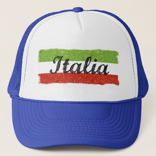 イタリア レトロトラッカーズハット イタリア キャップ (正面)