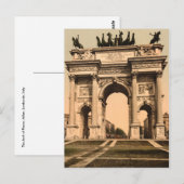 イタリア,ロンバルディア,ミラノ,平和のアーチ ポストカード (正面/裏面)