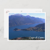 イタリア – ロンバルディ – コモ湖 – ポストカード (正面/裏面)