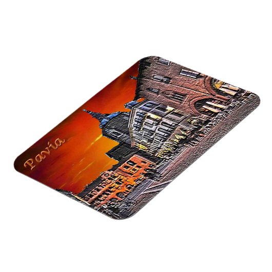 イタリア – ロンバルディ – パヴィア –  マグネット (左側)