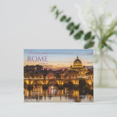 イタリア ローマからの挨拶 ポストカード 風景 (スタンド正面)