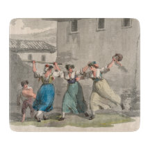 イタリア，ローマで戦う女性（歴史の場面）