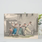 イタリア，ローマで戦う女性（歴史の場面） カード (スタンド正面)