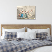 イタリア，ローマで戦う女性（歴史の場面） キャンバスプリント (インサイチュ (寝室))