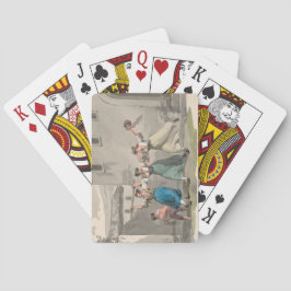 イタリア，ローマで戦う女性（歴史の場面） トランプ