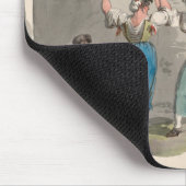 イタリア，ローマで戦う女性（歴史の場面） マウスパッド (コーナー)