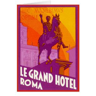 イタリア ローマのグランドホテル旅行 ヴィンテージ