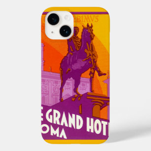 イタリア ローマのグランドホテル ヴィンテージ トラベル Case-Mate iPhone 14ケース