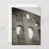 イタリア，ローマのコロシアム ポストカード (正面/裏面)