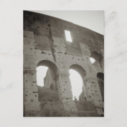 イタリア，ローマのコロシアム ポストカード (正面)