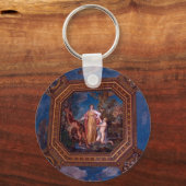 イタリア,ローマのバチカンの天井 キーホルダー (正面)