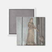 イタリア・ローマのバチカン美術館の銅像 マグネット (正面/裏面)