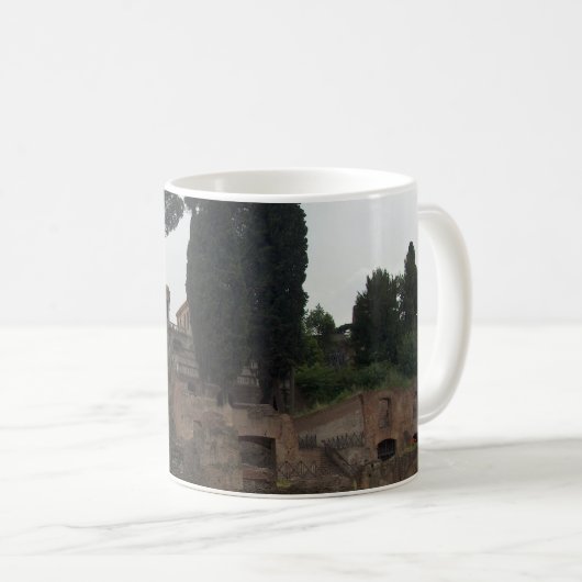 イタリア,ローマのパラティーンヒル コーヒーマグカップ (正面右)