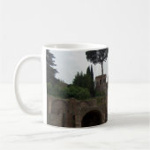 イタリア，ローマのパラティーンヒル コーヒーマグカップ (左)