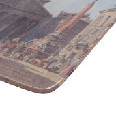 イタリア,ローマのパンテオンとピアッツァデッラロトンダ カッティングボード (角)