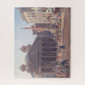 イタリア，ローマのパンテオンとピアッツァデッラロトンダ ジグソーパズル (縦)