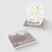 イタリア,ローマのパンテオンとピアッツァデッラロトンダ ストーンコースター (横)