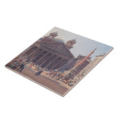 イタリア，ローマのパンテオンとピアッツァデッラロトンダ タイル (側面)