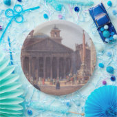 イタリア，ローマのパンテオンとピアッツァデッラロトンダ ペーパープレート (パーティー)