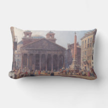 イタリア，ローマのパンテオンとピアッツァデッラロトンダ