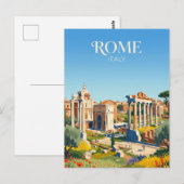 イタリア ローマのフォルム ポストカード (正面/裏面)