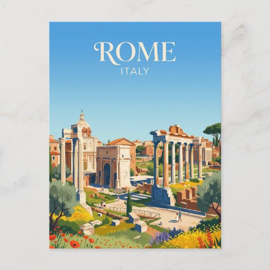 イタリア ローマのフォルム ポストカード (正面)