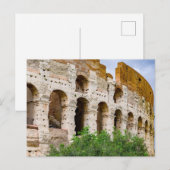 イタリア ローマの古代コロッセオ遺跡 ポストカード (正面/裏面)