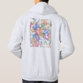 イタリア ローマの地図 パーカ (裏面)