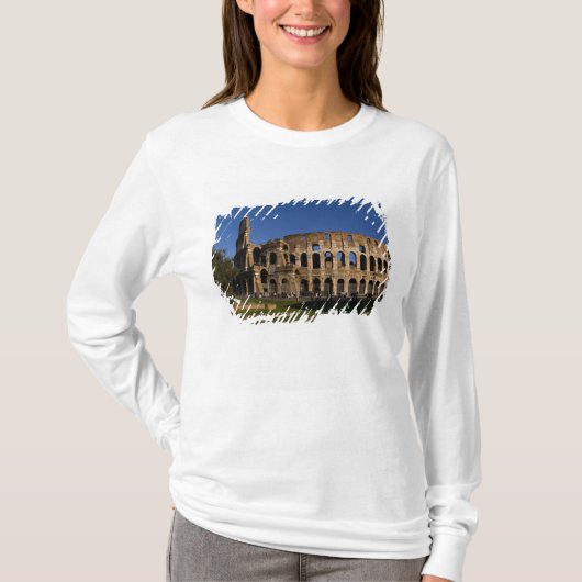 イタリア ローマの有名なコロッセオのランドマーク 2 Tシャツ (正面)