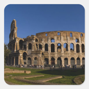 イタリア ローマの有名なコロッセオ 2 スクエアシール