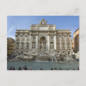 イタリア，ローマの歴史あるトレヴィの泉 ポストカード (正面)