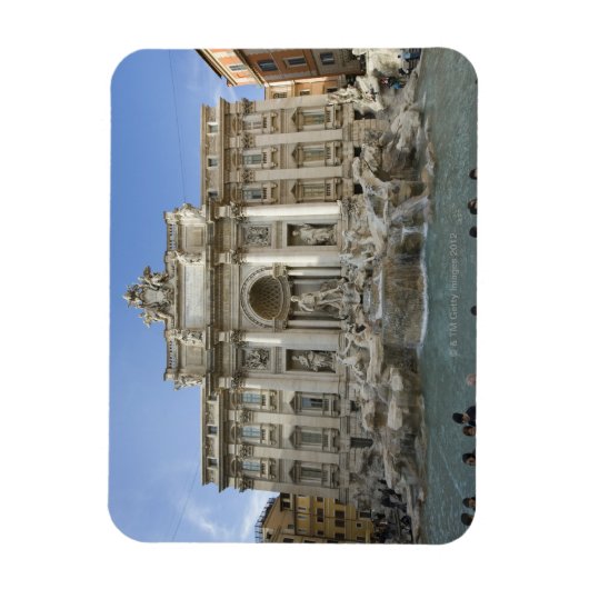 イタリア,ローマの歴史あるトレヴィの泉 マグネット (縦)