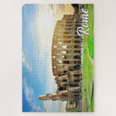 イタリア，ローマの歴史的都市 ジグソーパズル (縦)