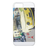 イタリア、ローマのiPhone 7カバーのフィアット500の黄色 Case-Mate iPhoneケース (裏面)
