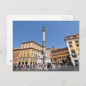 イタリア，ローマのPiazza Navona ポストカード (正面/裏面)