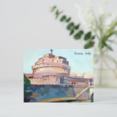 イタリア，ローマ カステルサンタンジェロ ポストカード (スタンド正面)