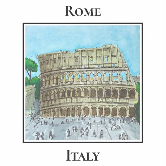 イタリア ローマ コロッセオ シール (正面)