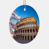 イタリア ローマ コロッセオ 絵画 セラミックオーナメント (右)