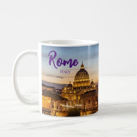 イタリア ローマ コーヒーマグ 聖ペテロ大聖堂 コーヒーマグカップ (左)