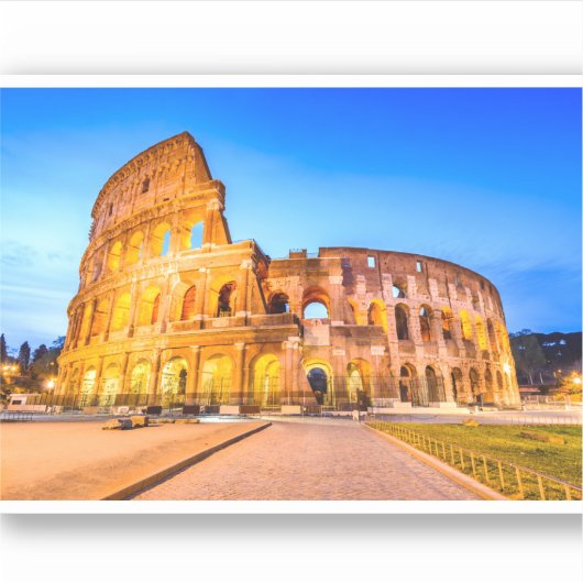 イタリア,ローマ シール (正面)