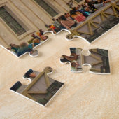 イタリア，ローマ，セントピーター大聖堂の曇り空 ジグソーパズル (側面)