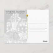 イタリア ローマ トリトーネの泉 - ポストカード (裏面)
