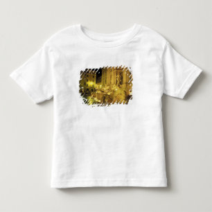 イタリア ローマ トレビの泉 夜景 トドラーTシャツ
