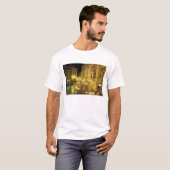 イタリア ローマ トレビの泉 夜景 Tシャツ (正面フル)